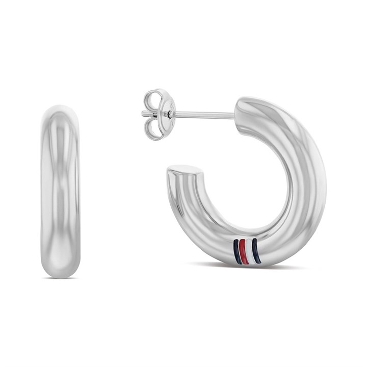 Tommy Hilfiger 2780948 Stainless Steel Hoop Earrings - J7348