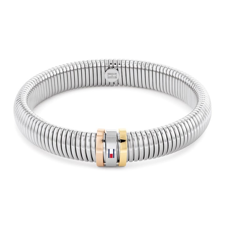 Tommy Hilfiger 2780994 Stainless Steel 10mm Stretch Bracelet - J7360
