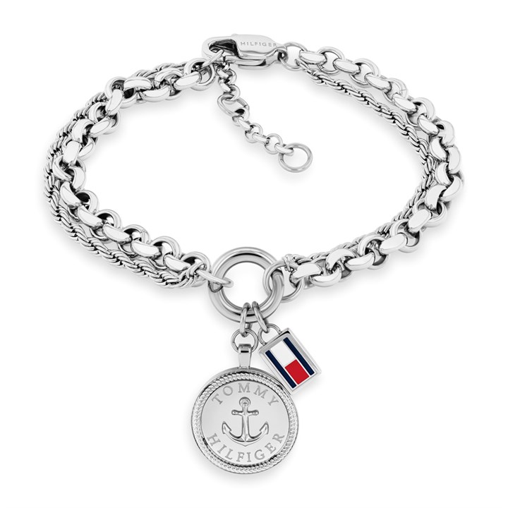 Tommy Hilfiger 2781024 Stainless Steel Charm Bracelet - J7384