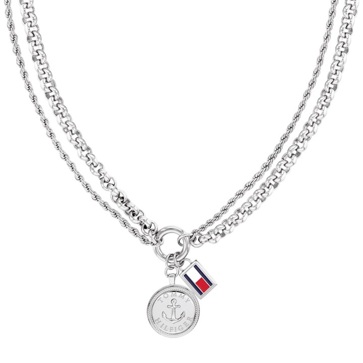 Tommy Hilfiger 2781023 Stainless Steel Charm Necklace - J7385