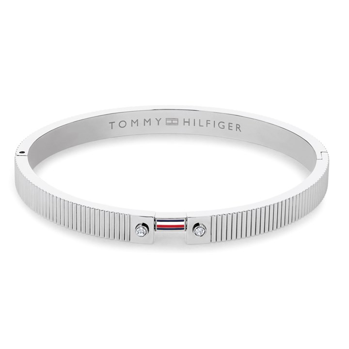 Tommy Hilfiger 2781047 Stainless Steel Crystal Bangle - J7389