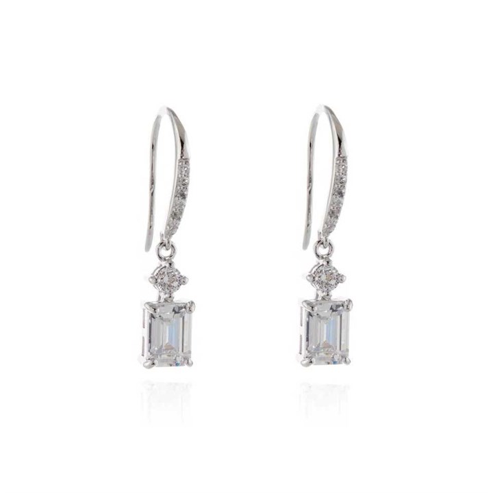 Cachet Lani Cubic Zirconia Hook Wire Earrings - J74110