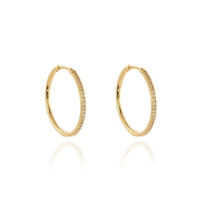 Cachet Vice Cubic Zirconia Hoop Earrings - J74113