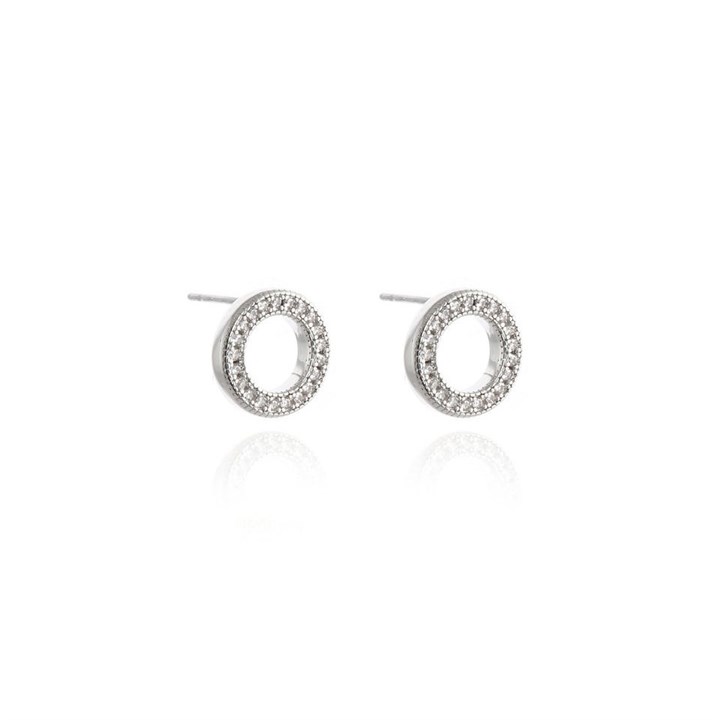 Cachet Elana Cubic Zirconia Circle Stud Earrings - J74130