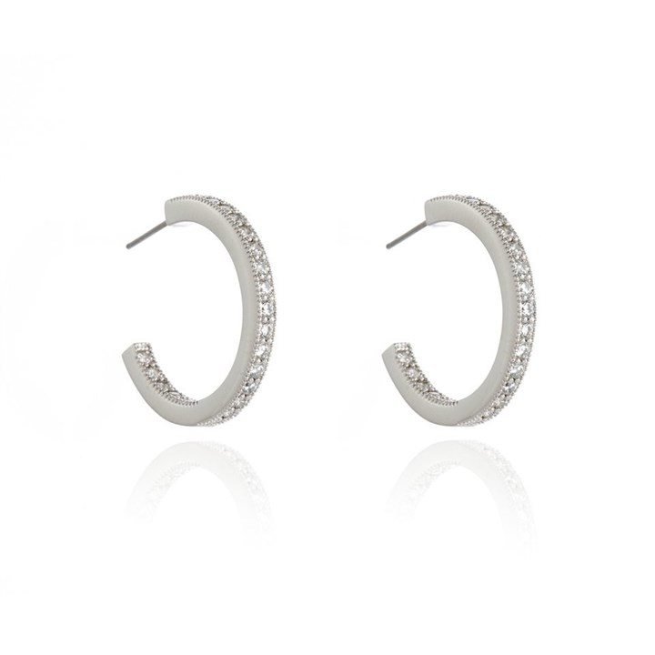 Cachet Saga Cubic Zirconia Hoop Earrings - J74143