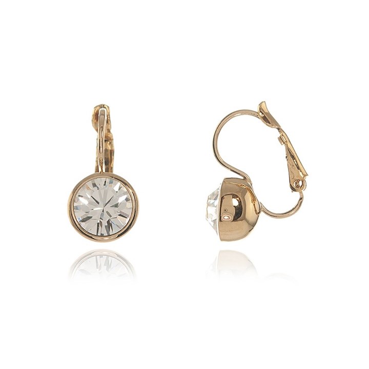 Cachet Elise Gold Tone Crystal Drop Earrings - J7414