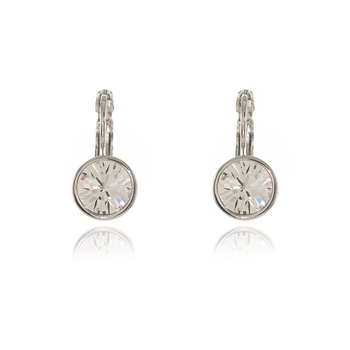 Cachet Elise Silver Tone Crystal Drop Earrings - J7415
