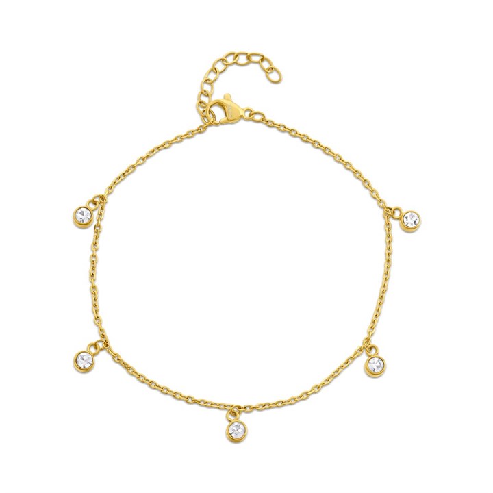 VIVA Cubic Zirconia Drop Adjustable Bracelet - J76137