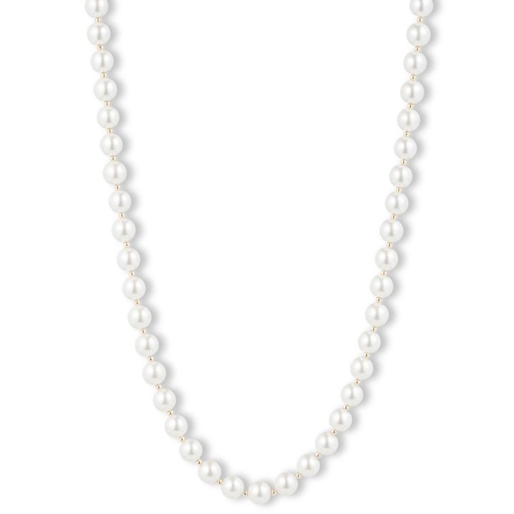 Anne Klein Simulated Pearl Beaded Necklace - J78208