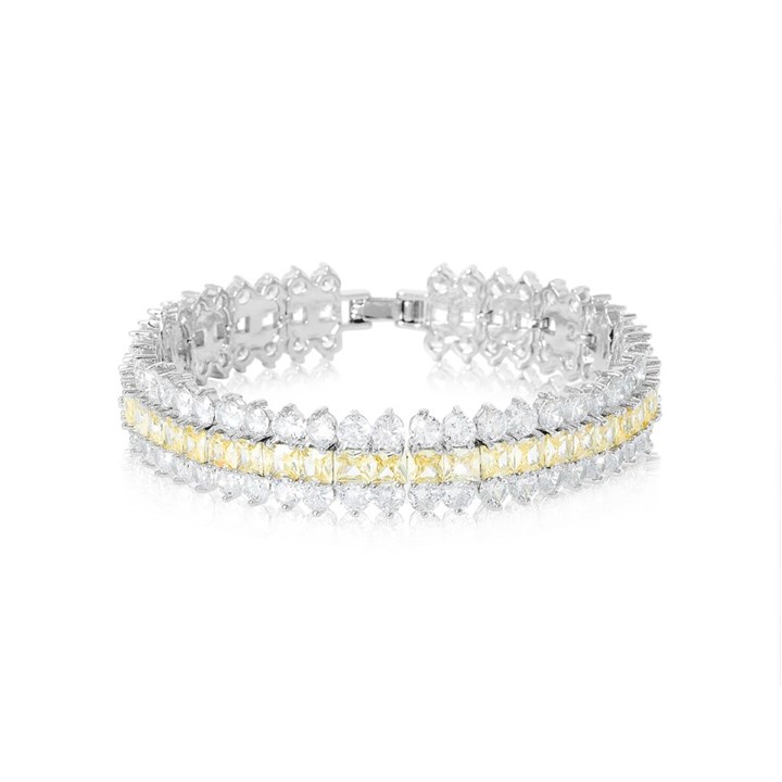 Crystal Allure Lemon CZ Bracelet - J79112