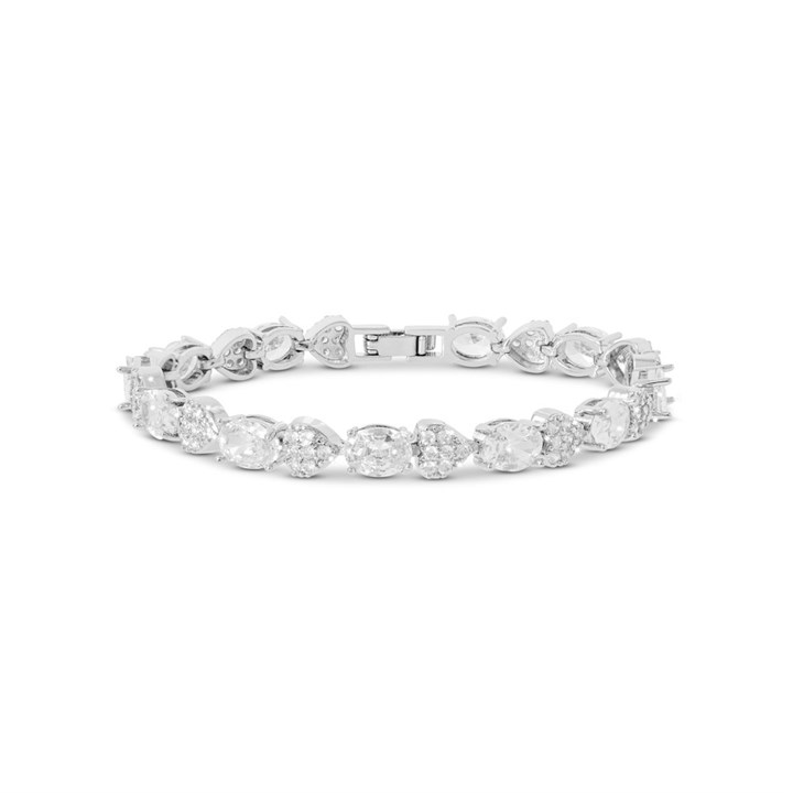 Crystal Allure CZ Heart Bracelet - J79119