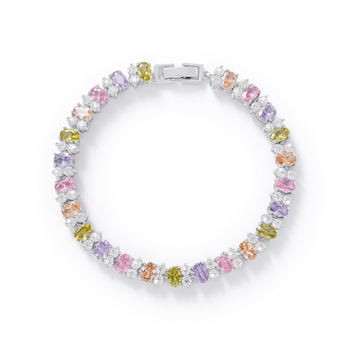 Crystal Allure Pastel CZ Bracelet - J79120