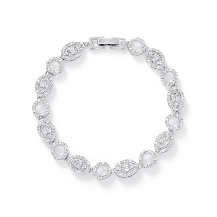 Crystal Allure CZ Circles Bracelet - J79121