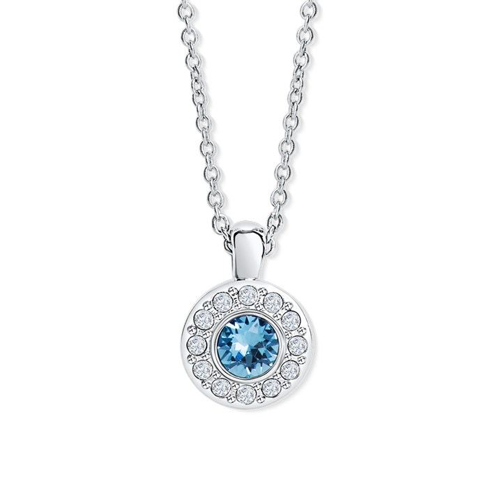 Crystal Allure Aqua Crystal Necklace - J8064