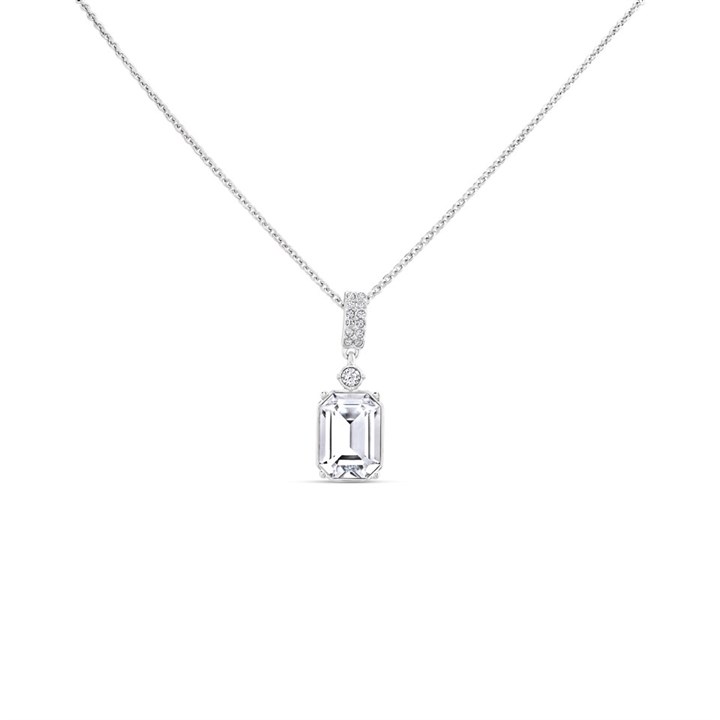 Crystal Allure Crystal Rectangular Necklace - J8079