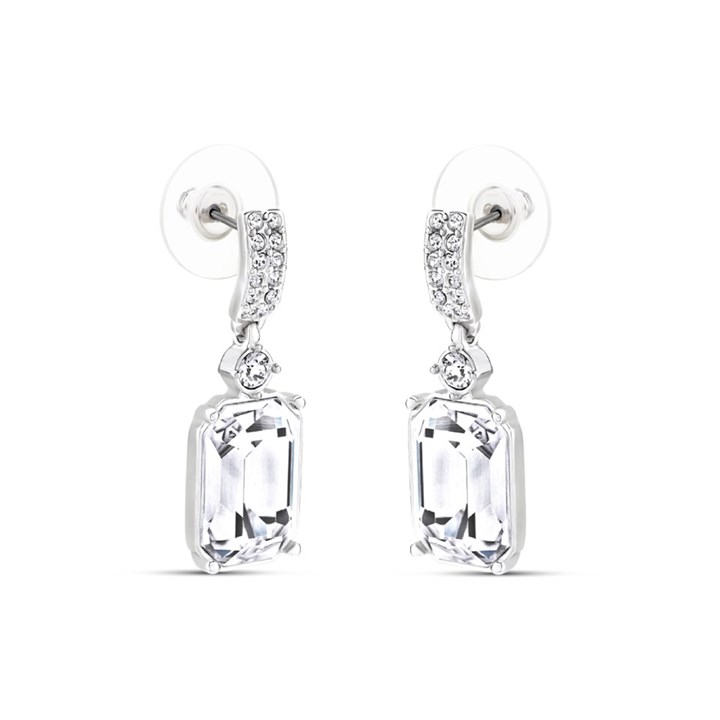 Crystal Allure Crystal Rectangular Drop Earrings - J8080