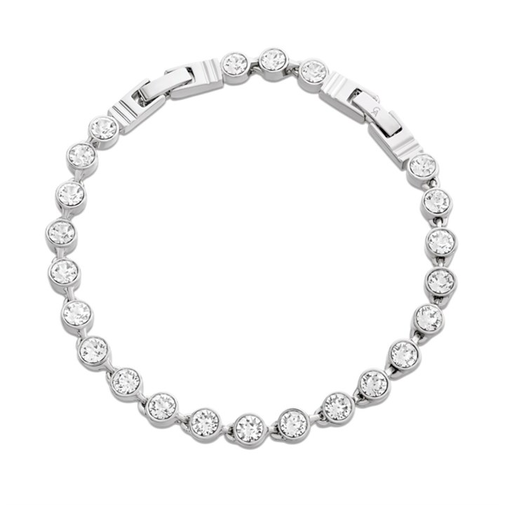 Crystal Allure Clear Crystal Rubover Tennis Bracelet - J8094