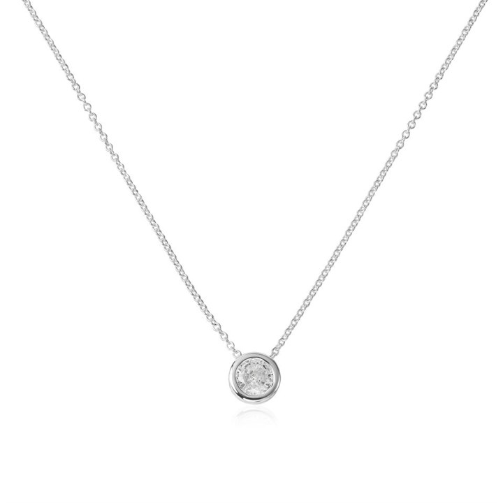 Radley RYJ2001S Silver Tone CZ Solitaire Necklet - J81922