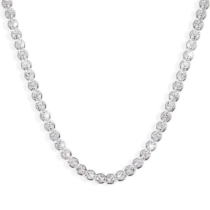 Radley RYJ2489S Silver Tone Tennis Style Necklace - J81966