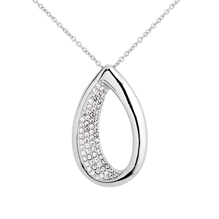 Fiorelli XP1637 Crystal Teardrop Necklace - J82028