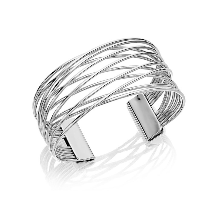 Fiorelli MJ9150 Crossover Wires Bangle - J82702