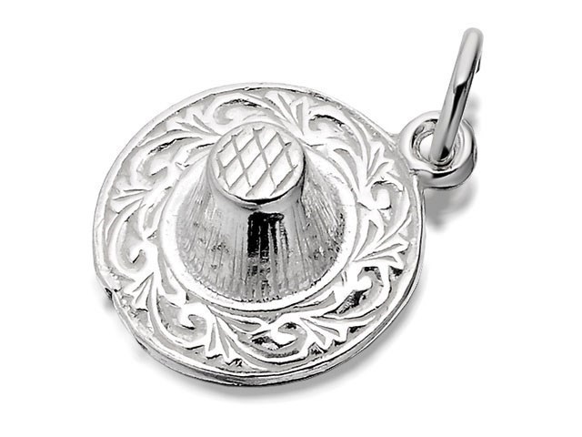 Silver Traditional Welsh Hat Charm - J9306