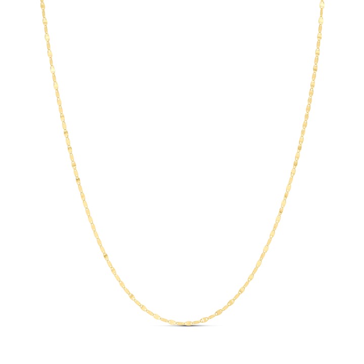 AUREUS Silver And 9ct Bonded Gold 18in Valentino Chain - M3802