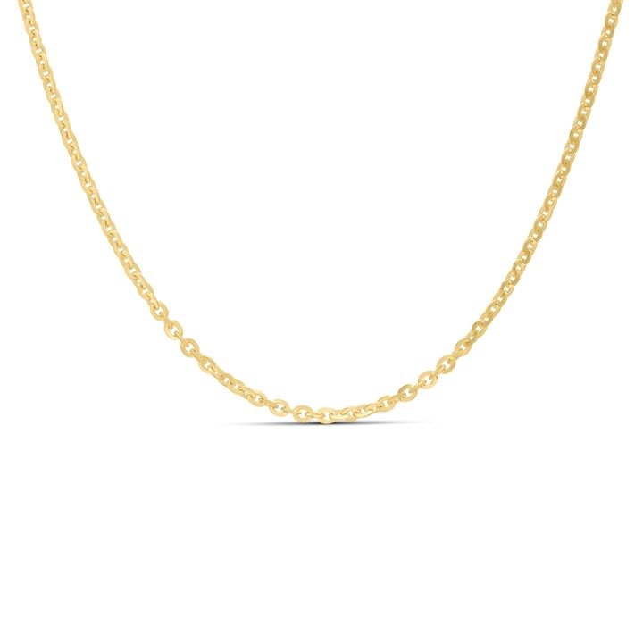 18ct Gold Vermeil Oval Trace Chain - M5801