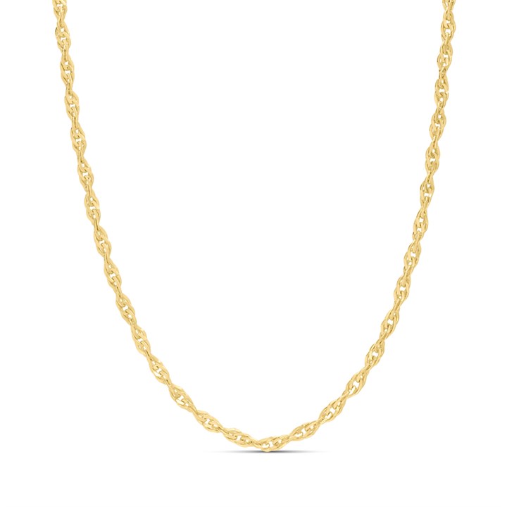 18ct Gold Vermeil Singapore Chain - 18in - M5804