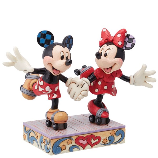 Disney Traditions 6014315 Mickey And Minnie Roller Skating