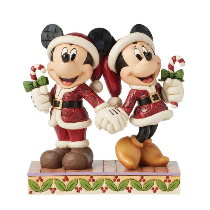 Disney Traditions 6016882 Mickey And Minnie Candy Canes - P01629