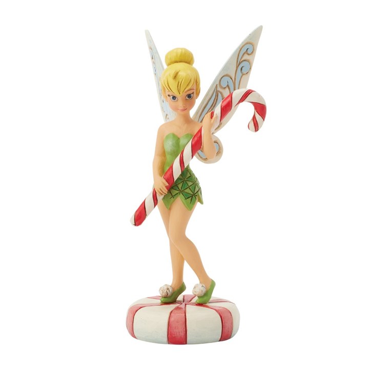 Disney Traditions 6016887 Tinkerbell With Candy Cane - P01633