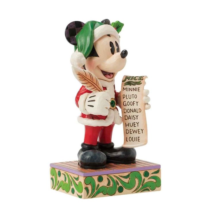 Disney Traditions 6016890 Santa Mickey With List - P01637