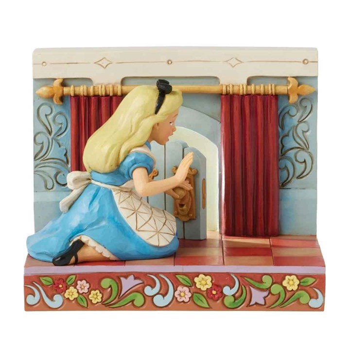 Disney Traditions 6016902 Alice With LED Door To Woodland - P01643