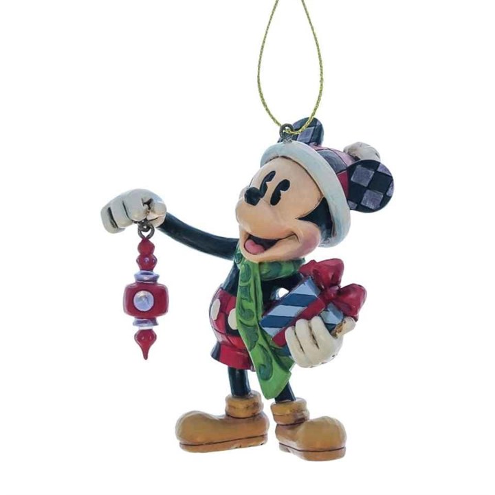 Disney Traditions 6017546 Mickey Holding Gifts Hanging Ornament - P01653