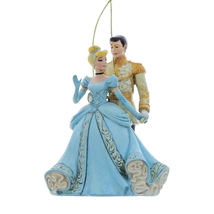 Disney Traditions 6017549 Cinderella And Prince Hanging Ornament - P01664