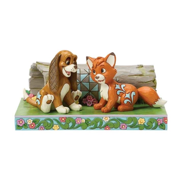 Disney Traditions 6017858 An Unlikely Friendship (Fox & Hound) - P01677