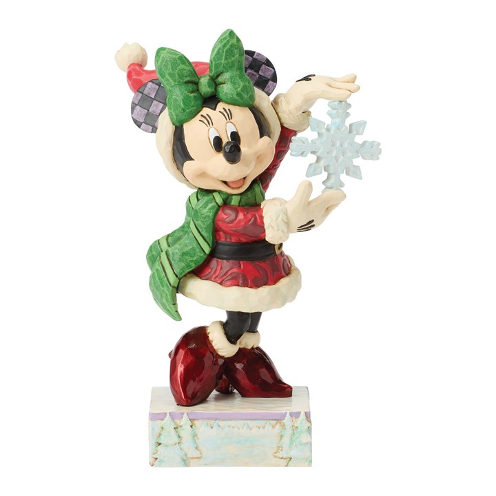 Disney Traditions 6018710 Minnie With Snowflake - P01705