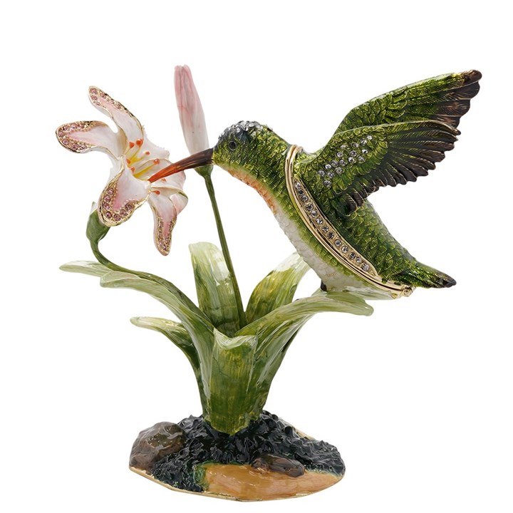 Treasured Trinkets Hummingbird Trinket Box - P12194