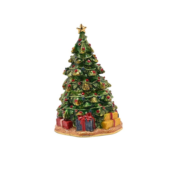 Treasured Trinkets Christmas Tree Trinket Box - P12205