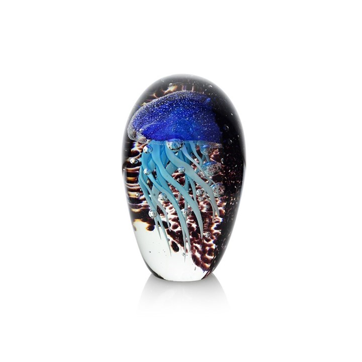 Objets d'art Blue Jellyfish Ornament - P3447