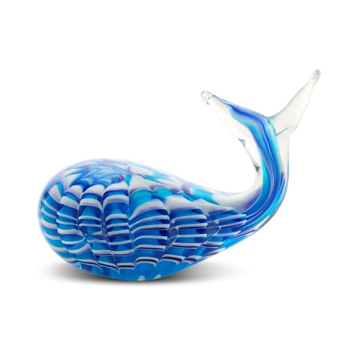 Objets d'Art Blue Whale Ornament - P3467