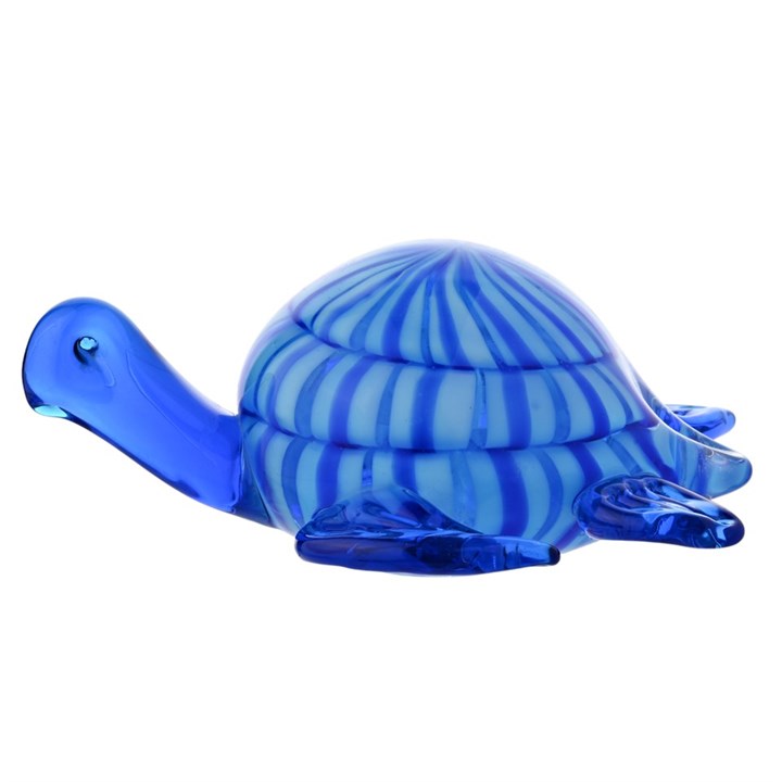 Objets d'art Blue Turtle Ornament - P3471