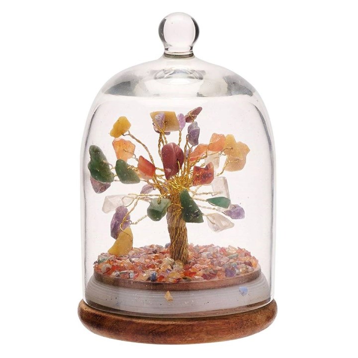 Multi Coloured Gemstone Tree - P3805