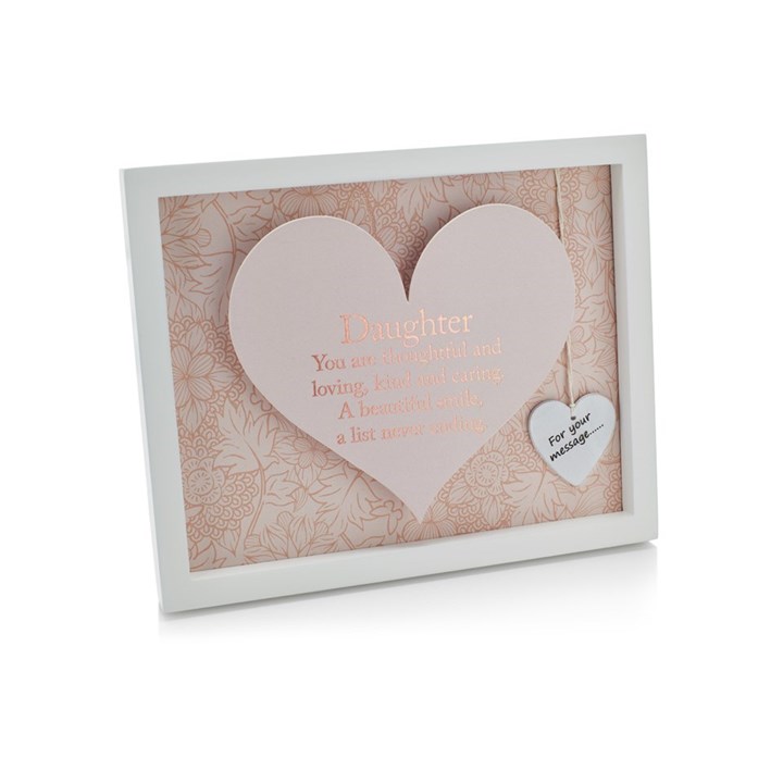 Said With Sentiment 7601 Daughter Heart Frame Wall Art - P4252