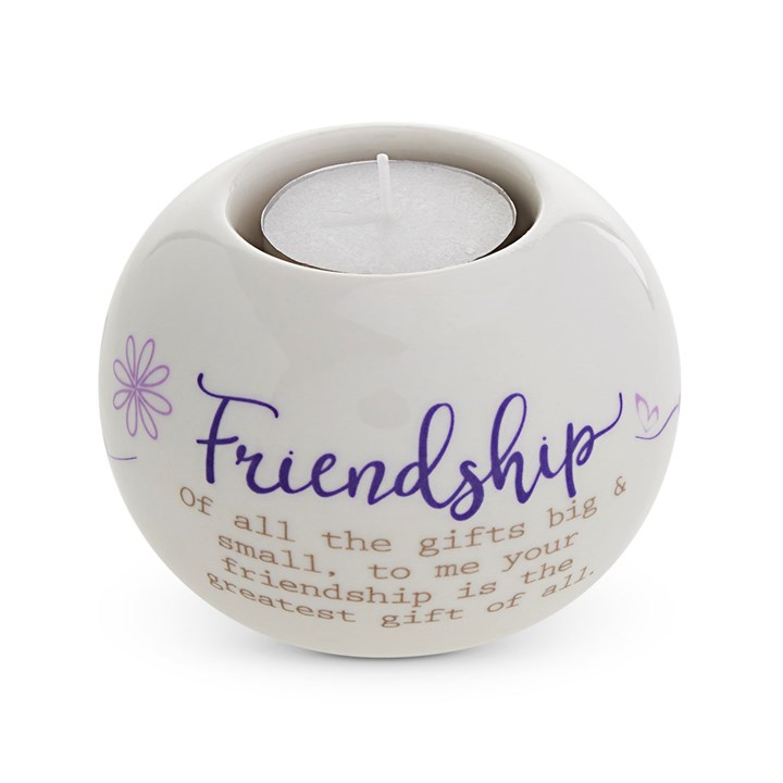 Said With Sentiment 7223 Friendship Tealight Holder - P4259
