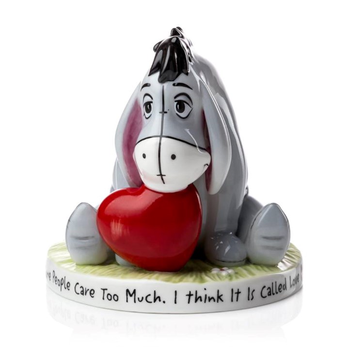 The English Ladies Company Eeyore Holding Red Heart - P46127