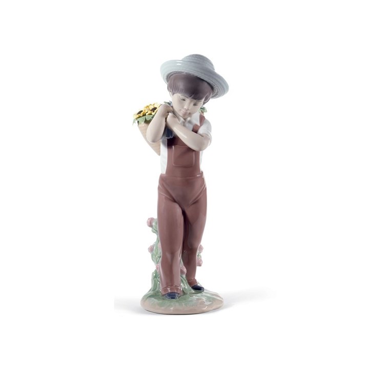 Lladro 01008675 Gathering Flowers, 60th Anniversary Piece - P4756