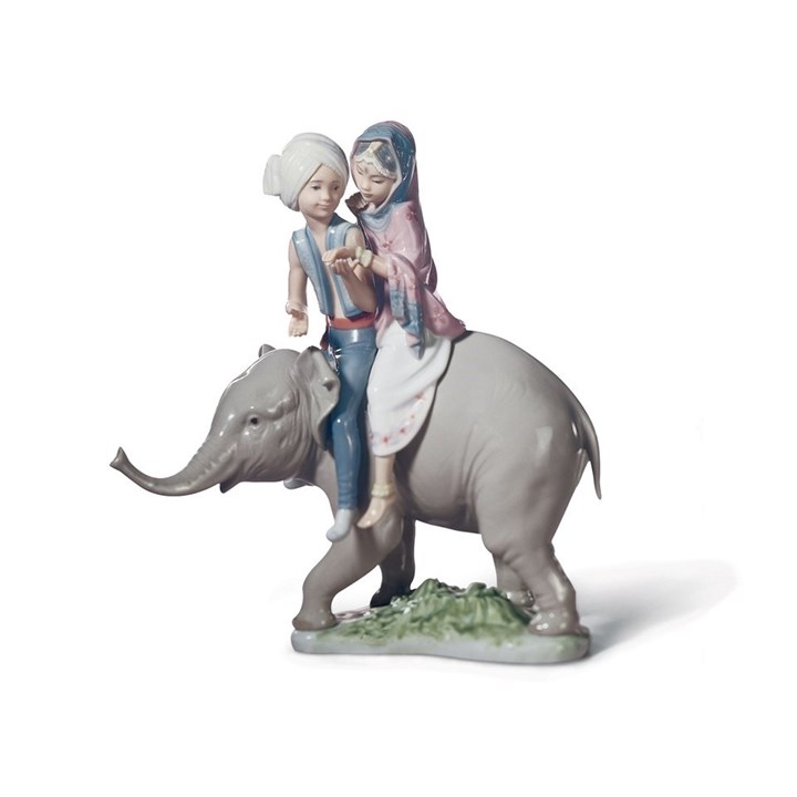 Lladro 1005352 Hindu Children - P4770