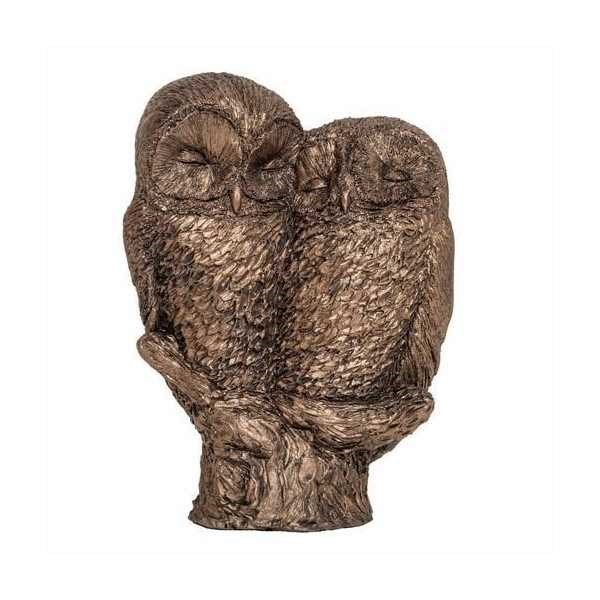 Frith Sculpture PA003 Buffy And Willow Friendly Owls - P51139